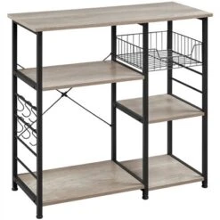 Yaheetech Kitchen Storage Rack With Basket/Hooks/Storage -Furniture Hotsale Shop GUEST 6db2f7b8 5e7d 4f1d 9325 8223b9eafdfe