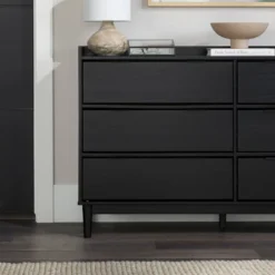 Mid-Century Modern Solid Wood 6 Drawer Double Dresser - Saracina Home -Furniture Hotsale Shop GUEST 6e54a525 852f 4e93 8d57 0eae630fa901