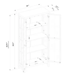 Bountiful Wood And Glass Tall Cabinet - Threshold™ Designed With Studio McGee 13 Bountiful Wood And Glass Tall Cabinet - Threshold™ Designed With Studio McGee -Furniture Hotsale Shop GUEST 6ee1338d 097f 4cfb b2df da976038b2e6