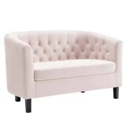 Prospect Performance Velvet Loveseat Pink - Modway