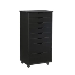 Cary 8 Drawer Rolling Storage Cart - Linon -Furniture Hotsale Shop GUEST 7299eaf1 e14c 4b00 94e6 662483b16645