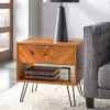 Alexandria 1 Drawer End Table Oak - Lifestorey -Furniture Hotsale Shop GUEST 72f8fe2b 0bd0 47fd a183 9cace0606531