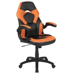 Emma And Oliver Gaming Racing PC Chair With Flip-up Arms -Furniture Hotsale Shop GUEST 7326eb1c cf74 4876 825c 6f32947cb28c