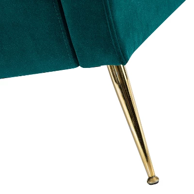 Brion 48" Contemporary Wingback Design Loveseat | KARAT HOME 10 Brion 48" Contemporary Wingback Design Loveseat | KARAT HOME - Image 8