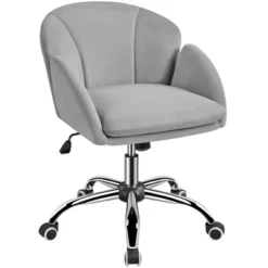 Yaheetech Modern Swivel Rolling Desk Chair With Armrests For Home Office -Furniture Hotsale Shop GUEST 7449390c b0a1 4140 86d2 323de6878ace