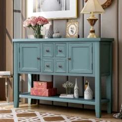 Modernluxe Cambridge Series Buffet Sideboard Console Table With Bottom Shelf -Furniture Hotsale Shop GUEST 744c2351 b2ff 49f7 b8da 9248a1fdcb92