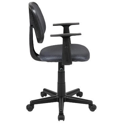 Flash Furniture Flash Fundamentals Mid-Back Mesh Swivel Task Office Chair With Pivot Back And Arms 13 Flash Furniture Flash Fundamentals Mid-Back Mesh Swivel Task Office Chair With Pivot Back And Arms - Image 11