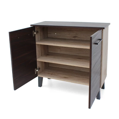 Wilnona Modern 3Shelf Cabinet - Christopher Knight Home 4 Wilnona Modern 3Shelf Cabinet - Christopher Knight Home - Image 2