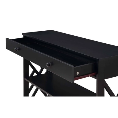 Titan 1 Drawer Console Table With Shelves - Breighton Home 5 Titan 1 Drawer Console Table With Shelves - Breighton Home - Image 3