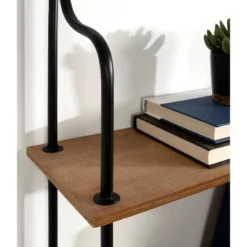 20" X 32" Walters Wood/Metal 3 Tier Shelving Brown - Kate & Laurel All Things Decor -Furniture Hotsale Shop GUEST 76dc0b59 eb92 4d54 b5ba 68438d09633c