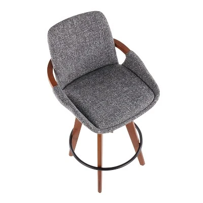 Cosmo Mid-Century Modern Modern Counter Height Barstool - LumiSource 7 Cosmo Mid-Century Modern Modern Counter Height Barstool - LumiSource - Image 5