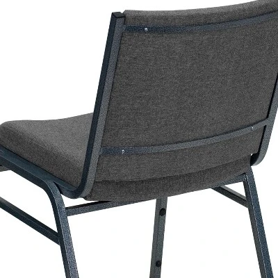 Flash Furniture HERCULES Series Heavy Duty Gray Fabric Stack Chair 6 Flash Furniture HERCULES Series Heavy Duty Gray Fabric Stack Chair - Image 4
