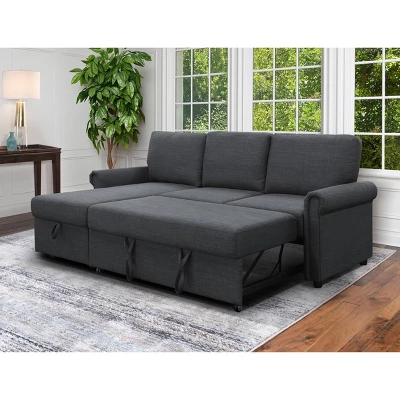 Clara Storage Sofa Bed Reversible Sectional - Abbyson Living 5 Clara Storage Sofa Bed Reversible Sectional - Abbyson Living - Image 3