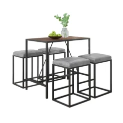 5pc Riley Mid-Century Metal Counter Height Dining Set - Vifah 11 5pc Riley Mid-Century Metal Counter Height Dining Set - Vifah -Furniture Hotsale Shop GUEST 789750ed a7e6 4703 b3fb 1ddd5eb1b9d4
