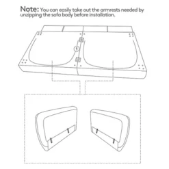 Costway Convertible Futon Sofa Bed PU Adjustable Couch Sleeper W/Wood Legs -Furniture Hotsale Shop GUEST 7916d9a3 4f84 49f9 b32d f7e7cf1a6a94