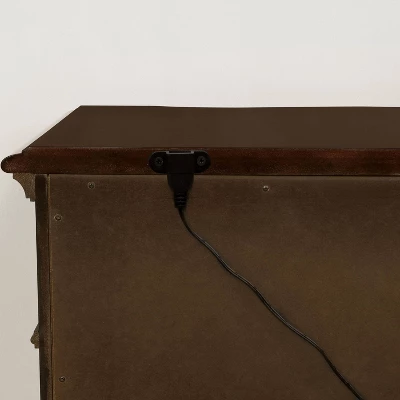 Mullberry 3 Drawer Nightstand With USB Plug Brown Cherry - HOMES: Inside + Out 4 Mullberry 3 Drawer Nightstand With USB Plug Brown Cherry - HOMES: Inside + Out - Image 2