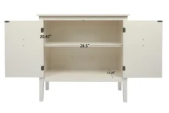 Cristell 2 Door Wooden Cabinets Vintage Style Accent Cabinet With 1 Adjustable Inner Shelf-Maison Boucle 18 Cristell 2 Door Wooden Cabinets Vintage Style Accent Cabinet With 1 Adjustable Inner Shelf-Maison Boucle -Furniture Hotsale Shop GUEST 7d23a42a f5a9 4a60 8a42 3274ee23b186