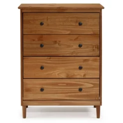 Stiva Classic Mid-Century Modern Vertical 4 Drawer Dresser - Saracina Home -Furniture Hotsale Shop GUEST 7d52ef34 1e46 4920 a3a1 34d91177eaef