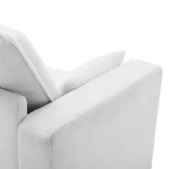 3 Seat Sofa With Removable Cushions And 2 Pillows, Teddy Fabric Upholstered Couch-ModernLuxe -Furniture Hotsale Shop GUEST 7e1a0811 598c 420c adda 750a65e7adf2