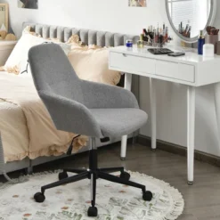 Costway Linen Accent Office Chair Adjustable Rolling Swivel Task Chair W/Armrest 12 Costway Linen Accent Office Chair Adjustable Rolling Swivel Task Chair W/Armrest -Furniture Hotsale Shop GUEST 7e4a88e6 4f89 4cd3 b283 e12c89cb1d18