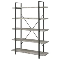 70" Cole 5 Shelf Bookcase With Frame - Coaster 16 70" Cole 5 Shelf Bookcase With Frame - Coaster -Furniture Hotsale Shop GUEST 7f5fb3a9 39d6 42e0 afb6 a2e94cb1a618