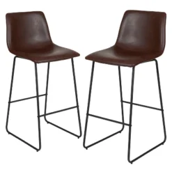 Emma And Oliver Set Of 2 Kitchen Bar Height Stool - 30 Inch LeatherSoft Barstool 28 Emma And Oliver Set Of 2 Kitchen Bar Height Stool - 30 Inch LeatherSoft Barstool -Furniture Hotsale Shop GUEST 81e54c58 3a7e 4c37 aa2f d2105321356f