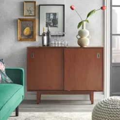 Menlo Console Table With Reversible Sliding Doors - Angelo:Home -Furniture Hotsale Shop GUEST 82016d95 359b 4ea5 869f 780a36fecf6d