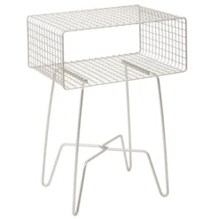 MDesign Modern Farmhouse Home Decor End Table, Wire Grid Storage Shelf -Furniture Hotsale Shop GUEST 82e4d276 3726 447f b3a7 572f7a73c0b6