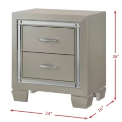Glamour Youth Nightstand Champagne - Picket House Furnishings -Furniture Hotsale Shop GUEST 83a73ed5 c69c 44e0 8aa2 73d7c8a58110