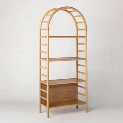 72" Holladay Curved Wooden Bookcase - Threshold™ Designed With Studio McGee 25 72" Holladay Curved Wooden Bookcase - Threshold™ Designed With Studio McGee -Furniture Hotsale Shop GUEST 84aacca0 2437 4d03 8b04 6e3f30c27fb1