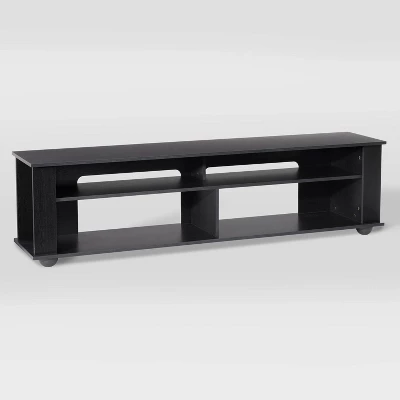 Bakersfield TV Stand For TVs Up To 80" Black - CorLiving 3 Bakersfield TV Stand For TVs Up To 80" Black - CorLiving