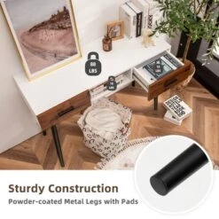 Costway 48'' Industrial Console Table With Storage Drawers Open Shelf Entryway 16 Costway 48'' Industrial Console Table With Storage Drawers Open Shelf Entryway -Furniture Hotsale Shop GUEST 853e6020 5f68 4266 8ea1 c291aa7f6887