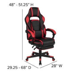 Flash Furniture Gaming Desk With Cup Holder/Headphone Hook/Removable Mousepad Top & Reclining Back/Arms Gaming Chair With Footrest 24 Flash Furniture Gaming Desk With Cup Holder/Headphone Hook/Removable Mousepad Top & Reclining Back/Arms Gaming Chair With Footrest -Furniture Hotsale Shop GUEST 85c0a57f 2daa 4d84 8304 a03541cb3da3