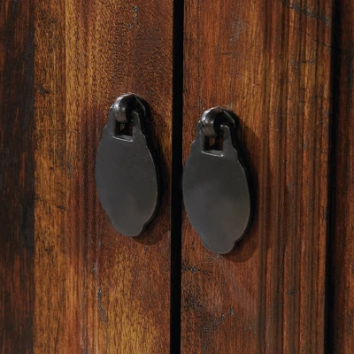 Viabella Storage Cabinet Curado Cherry - Sauder 3 Viabella Storage Cabinet Curado Cherry - Sauder