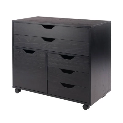 Halifax 3 Section Mobile Storage Cabinet - Winsome 11 Halifax 3 Section Mobile Storage Cabinet - Winsome - Image 9