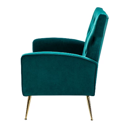 Brion 48" Contemporary Wingback Design Loveseat | KARAT HOME 4 Brion 48" Contemporary Wingback Design Loveseat | KARAT HOME - Image 2