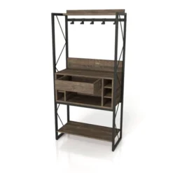 Orella Rustic Baker's Rack Reclaimed Oak - MiBasics 22 Orella Rustic Baker's Rack Reclaimed Oak - MiBasics -Furniture Hotsale Shop GUEST 8e286077 d8d8 4956 9db1 3238e77fcdf3