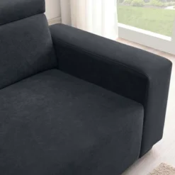 87" Velvet 2-Seater Sectional Sofa With Multi-Angle Adjustable Headrest - ModernLuxe 23 87" Velvet 2-Seater Sectional Sofa With Multi-Angle Adjustable Headrest - ModernLuxe -Furniture Hotsale Shop GUEST 90a8b630 5009 4f44 bad1 e66433786ff0