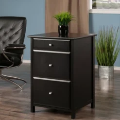Delta File Cabinet - Black - Winsome -Furniture Hotsale Shop GUEST 91a29b05 f519 40f7 8206 5307444215da