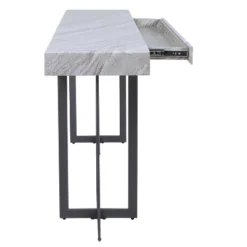 Rohde Contemporary 1 Drawer Sofa Table Gray/Gum Metal - MiBasics 17 Rohde Contemporary 1 Drawer Sofa Table Gray/Gum Metal - MiBasics -Furniture Hotsale Shop GUEST 92be9daf 918b 4065 9a24 e82f0a259ee4