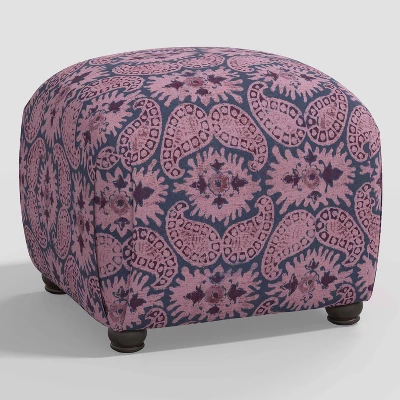 Poppy Ottoman In Damask - Skyline Furniture 10 Poppy Ottoman In Damask - Skyline Furniture - Image 9