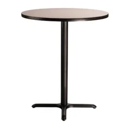 36" Round Composite Core Bar Height Dining Table Laminated Gray With Black Steel Base - Hampden Furnishings 8 36" Round Composite Core Bar Height Dining Table Laminated Gray With Black Steel Base - Hampden Furnishings -Furniture Hotsale Shop GUEST 9412ba8d b867 4910 b44a 81e127039f75