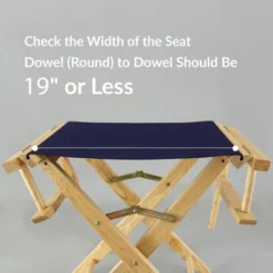 Director's Chair Replacement Canvas White - Flora Home -Furniture Hotsale Shop GUEST 94307bec 8f98 4a11 8a4e 56c204988b11