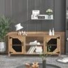 TV Stand For TVs Up To 65'' With Large Storage Space, Entertainment Center With 3 Levels Adjustable Shelves-ModernLuxe -Furniture Hotsale Shop GUEST 94a6d9e5 468c 40f3 8ca6 7e9862209431