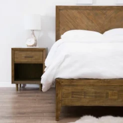 4pc Queen Aurora Mid Century Bedroom Set Brown - Abbyson Living -Furniture Hotsale Shop GUEST 963c0616 00f0 4af6 af2f 4b6854b04f20