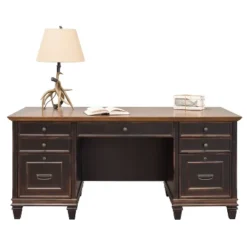 Hartford Double Pedestal Desk - Martin Furniture -Furniture Hotsale Shop GUEST 975e7b2f 51bf 459e 81b7 e6333e38c4c9