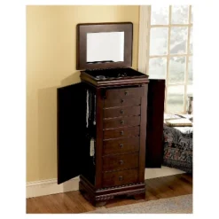 Josette Jewelry Armoire Cherry - Powell Company -Furniture Hotsale Shop GUEST 9b543b78 e876 4ba2 b1ba eddbef8b4f44