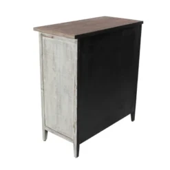 Natural Wood Cabinet With Trellis Doors Light Brown - Olivia & May -Furniture Hotsale Shop GUEST 9ba089bc 3efc 404e a42b a4444a8d3a5f