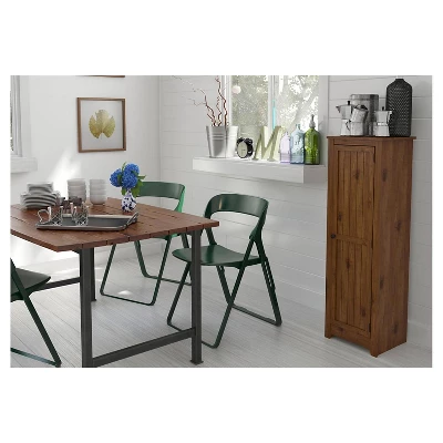 Hagar Single Door Storage Pantry Cabinet Pine - Room And Joy 8 Hagar Single Door Storage Pantry Cabinet Pine - Room And Joy - Image 6