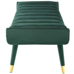 Guess Channel Tufted Performance Velvet Accent Bench Green - Modway -Furniture Hotsale Shop GUEST 9d16cbd2 8e4a 4036 8cb3 c28010efaf8f